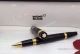 New Montblanc Replica Rollerball Pen Gold Clip - Black Resin (3)_th.jpg